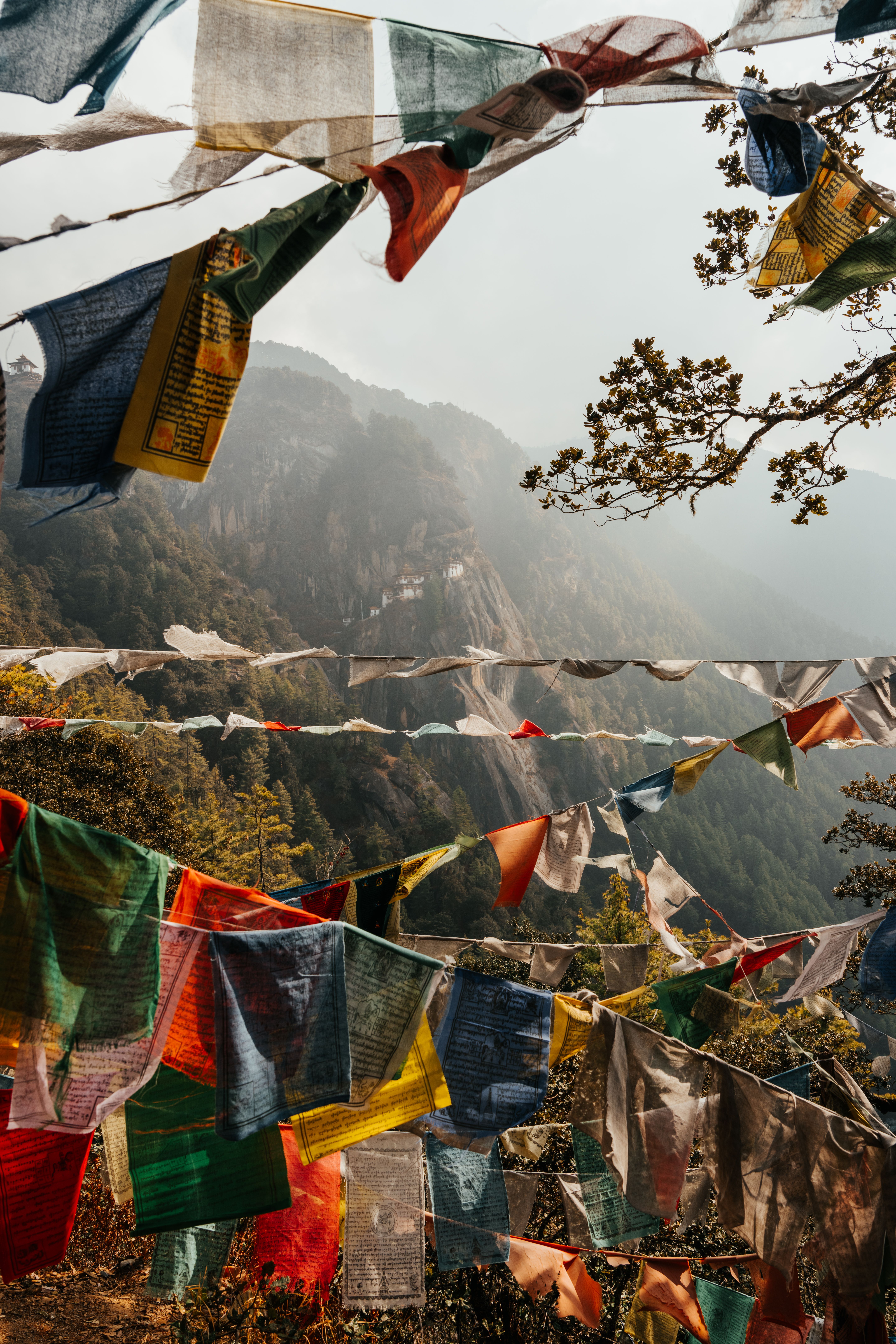Gompa Prayer Flags